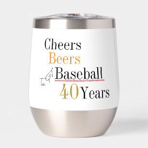 Cheers Beers and Baseball 40th Birthday Party