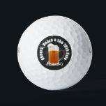 Cheers Beers and the 19th Hole Golf Balls<br><div class="desc">Golf Balls Cheers Beers and the 19th Hole Beer Drinking design,   with beer stein mug. This Golfing Beer Drinking-themed design is just right for your occasion and makes the perfect personalized Gift,  it's great for graduation weddings,  parties,  family reunions,  and just everyday fun. Our easy-to-use template makes personalizing easy.</div>