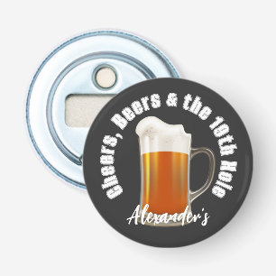 Cheers Beers and the 19th Hole Golf Balls Bottle O Opener