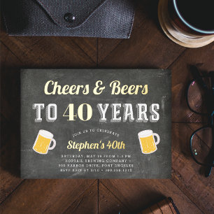Cheers & Beers Milestone Birthday Party