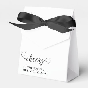 Cheers Bride To Be Wedding Event Favor Box