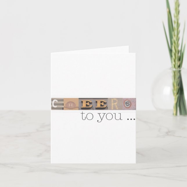 cheers card (Front)