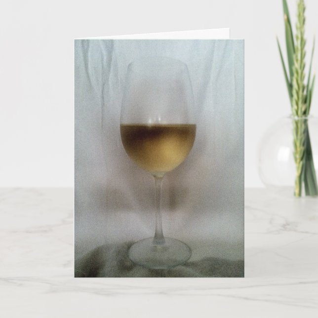 Cheers! Chardonnay Greeting Card (Front)