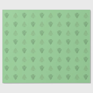 CHEERS CHRISTMAS TREES 6-GIFT WRAP PAPER