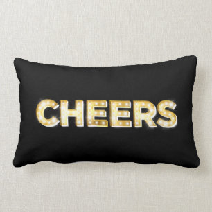 Cheers Cushion in Black