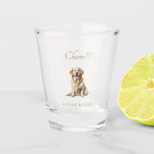 Cheers!!! Custom Pet Wedding Shot Glass