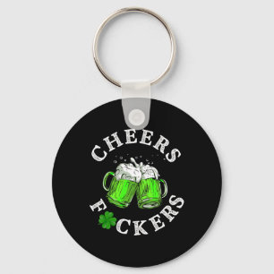 Cheers Ers Funny St Patricks Day Irish Drinking 3 Keychain