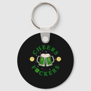 Cheers Ers Funny St Patricks Day Irish Drinking Keychain