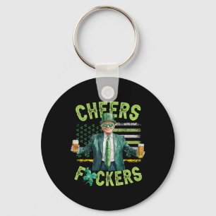 Cheers Ers St Patricks Day Funny Beer Drinking Tru Keychain