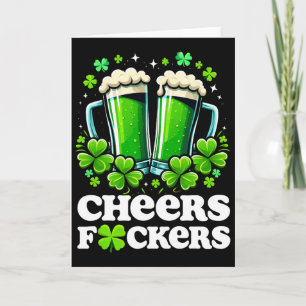 Cheers Ers St Patrick's Day Funny Men Beer Drinkin Card