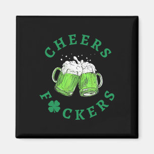Cheers Ers St Patricks Day Men Women Beer Drinking Magnet