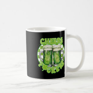 Cheers Fcckers St. Patricks Day Irish Shamrock Bee Coffee Mug