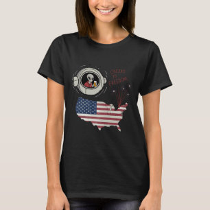 Cheers For Freedom Independence Day Flag 4th Of Ju T-Shirt