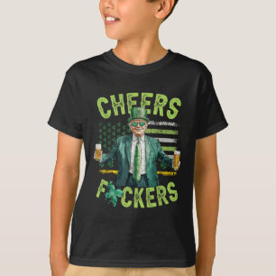 Cheers Forers St Patricks Day Funny Beer Drinking T-Shirt