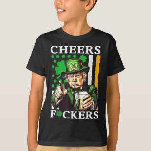 Cheers Forers St Patricks Day Funny Beer Drinking T-Shirt