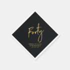 Cheers Forty | Modern Black 40th Birthday Party