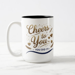 Cheers Grad – Two-Tone Mug 15oz
