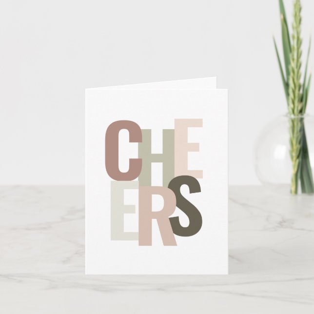 Cheers! Greeting Card (Front)