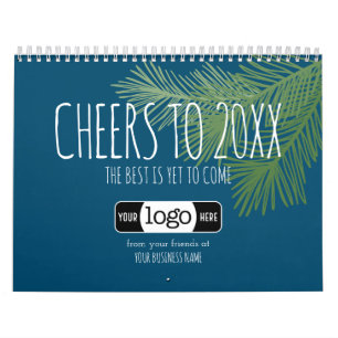 Cheers Greeting with Logo - Business Office Calendar