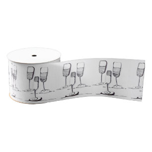 Cheers Grosgrain Ribbon