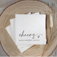 Cheers Handwriting & Heart Fun Wedding