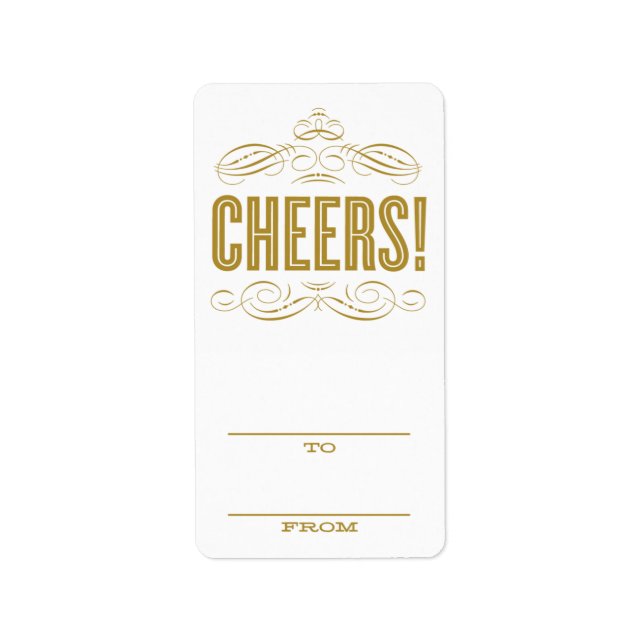 CHEERS! | HOLIDAY GIFT TAGS (Front)