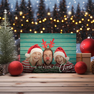 Cheers Holiday Photo Card