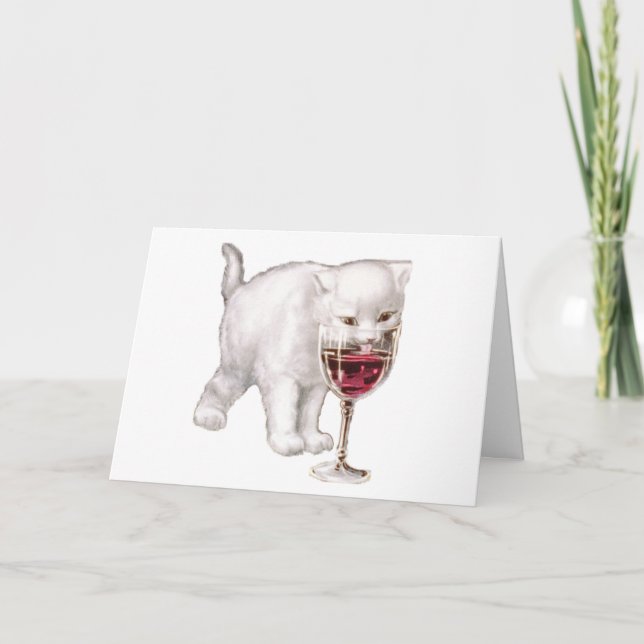Cheers Kitten Card (Front)