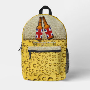 Cheers Mate British Beer Bottles Backpack