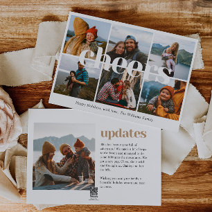 Cheers Multi Photo Christmas Card