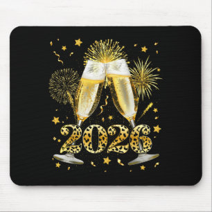 Cheers New Year 2026 Firework Happy New Year Famil Mouse Pad