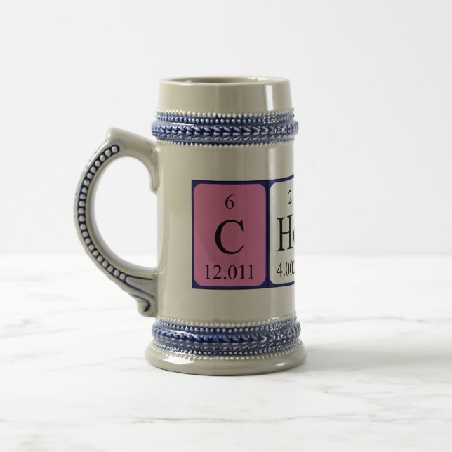 Cheers periodic table word mug (Left)