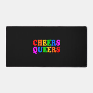 Cheers queers Copy Copy Copy Copy Copy Copy Copy Desk Mat