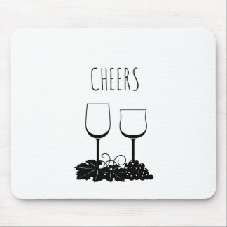 Cheers Rae Dunn Inspired Simple Mouse Pad