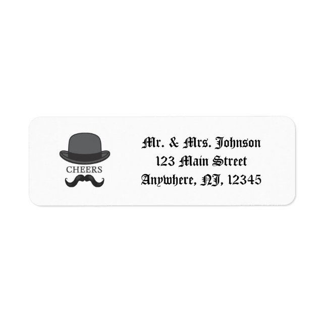 Cheers Return Address Label (Front)