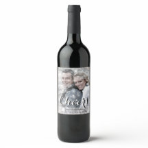 CHEERS Script Modern Custom Photo