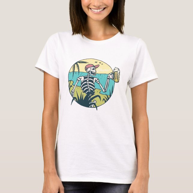 Cheers Skull T-Shirt (Front)