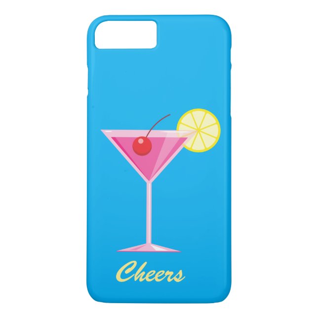 Cheers Summer Cocktail iPhone 7 Plus Coque (Dos)