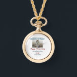 Cheers to 10 Years happy anniversary add photo dat Watch<br><div class="desc">Design for couple love</div>