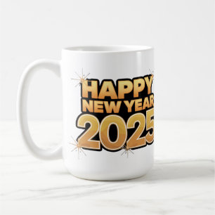 Cheers to 2025 happy New year 2025 Mugs