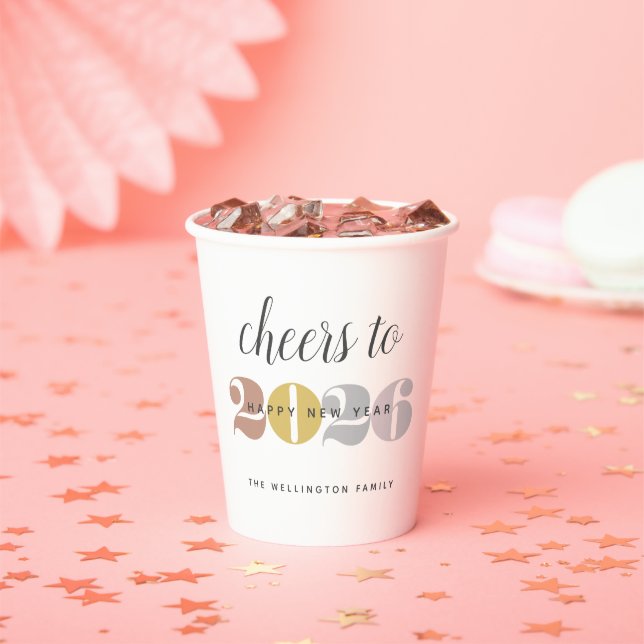 Cheers To 2025 New Year's Paper cup (Insitu)