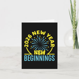 Cheers To 2026 Happy New Year Party Beginnings Pre Card