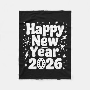 Cheers To 2026 Happy New Year Party  Fleece Blanket