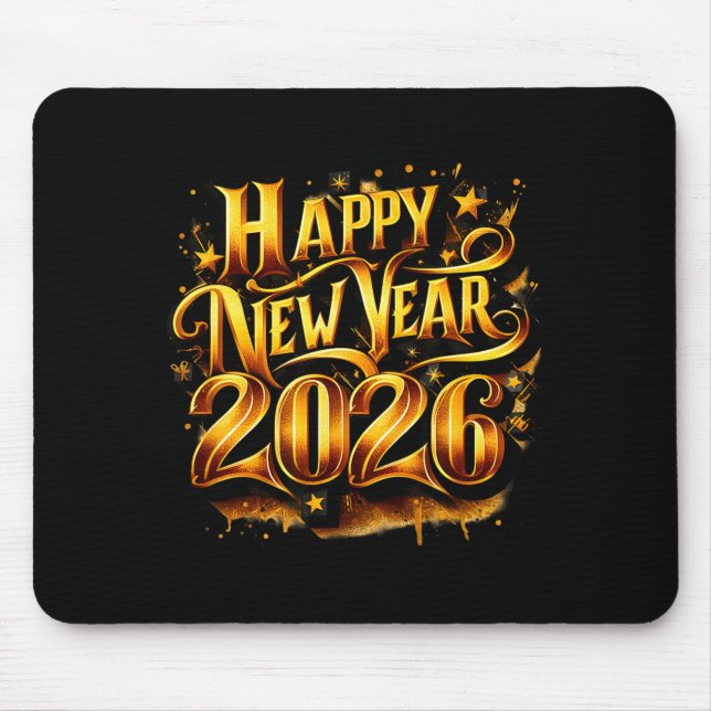 Cheers To 2026 Happy New Year Party  Mouse Pad (Front)