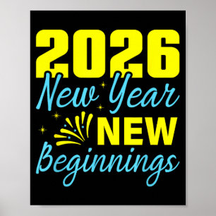 Cheers To 2026 Happy New Year Party New Beginning  Poster