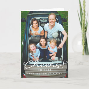 Cheers to 2026 Simple New Year Holiday Card