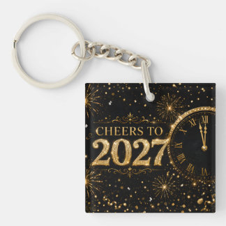Cheers to 2027 keychain