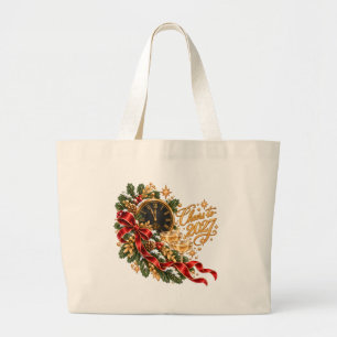 Cheers to 2027 Midnight Celebration Large Tote Bag