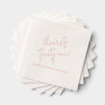 Cheers to 21 Custom Age 21st Birthday Party Foil Napkins<br><div class="desc">Celebrate the big milestone in style with our Cheers to twenty-one Gold Foil Napkins, designed to make your 21st birthday party shine! Featuring the phrase "Cheers to twenty-one" in dazzling foil, these napkins bring a fun and festive touch to your celebration. Personalize them with the birthday guest’s name or custom...</div>