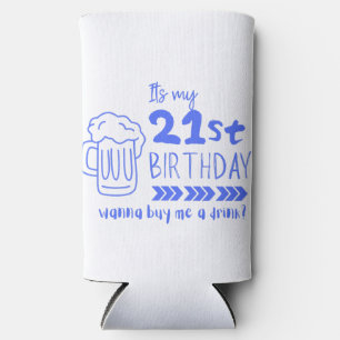 Cheers to 21! Time to Finally Drink Legally Seltzer Can Cooler